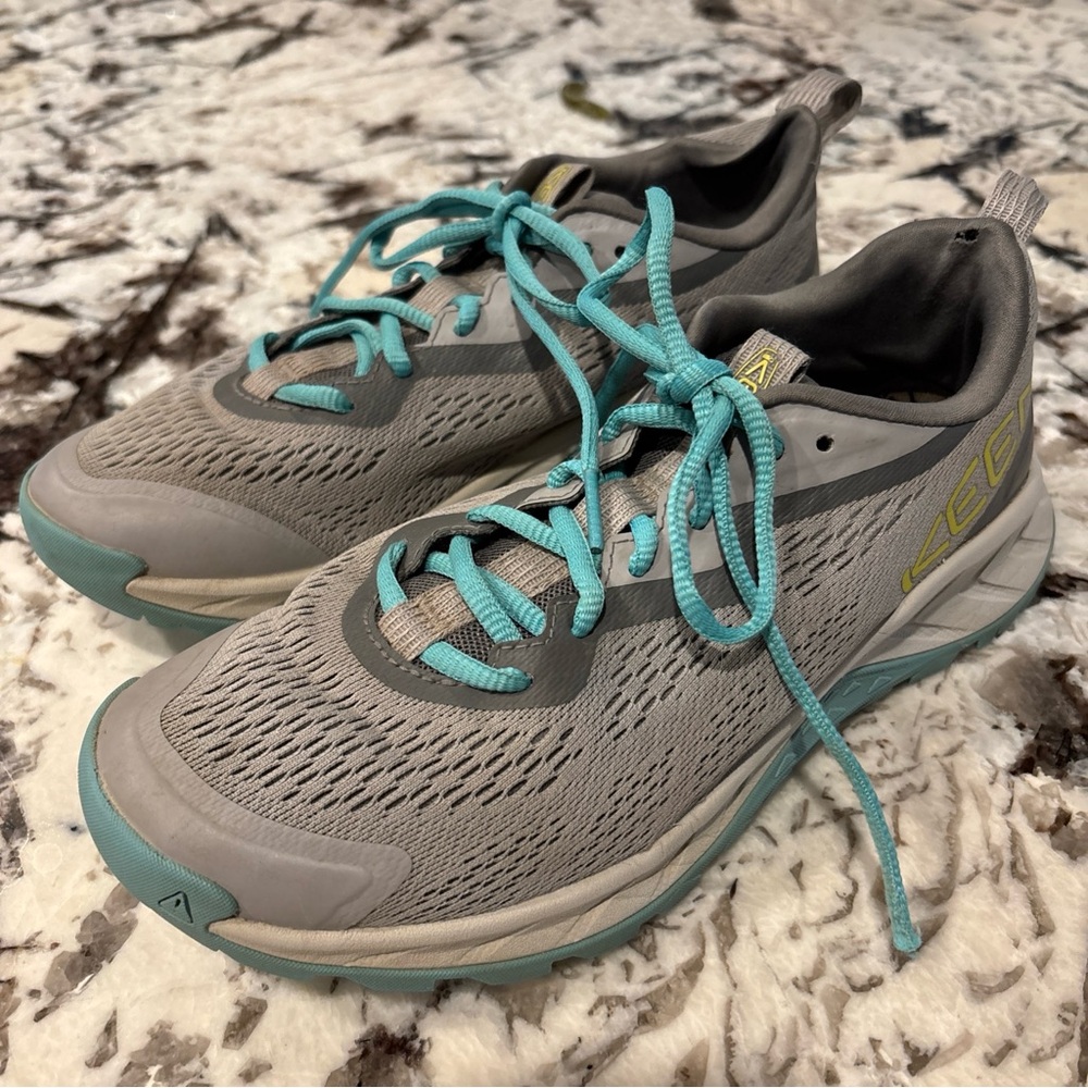 KEEN Women's Athletic Shoes in Gray and Teal